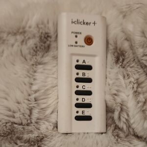 iClicker+ White Remote Control